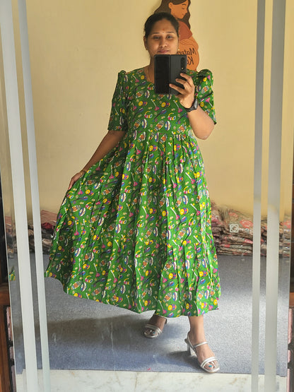 Kalamkaari full lining feeding