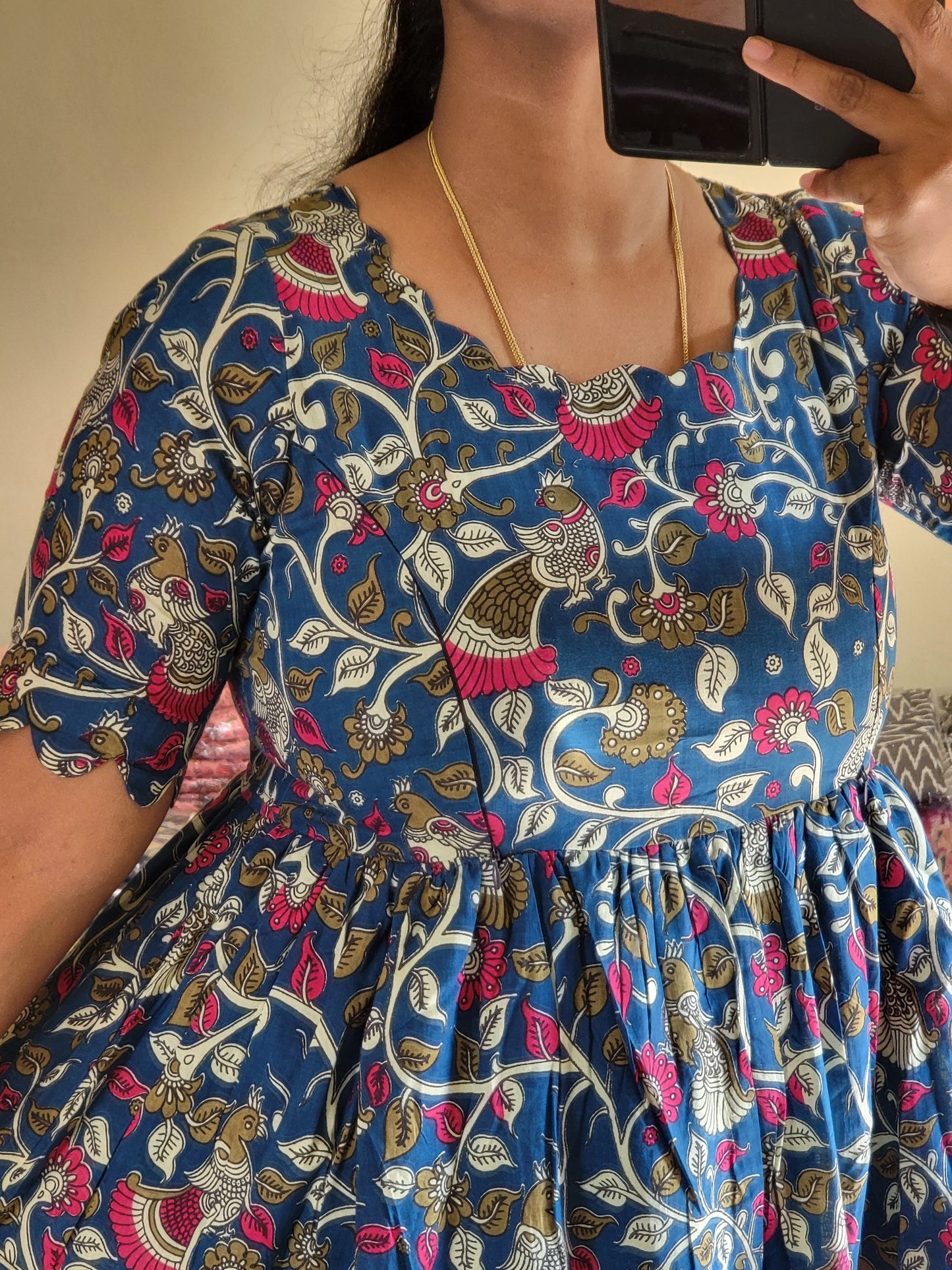 Kalamkaari feeding kurtis