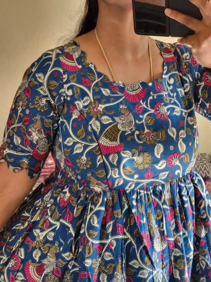 Kalamkaari feeding kurtis