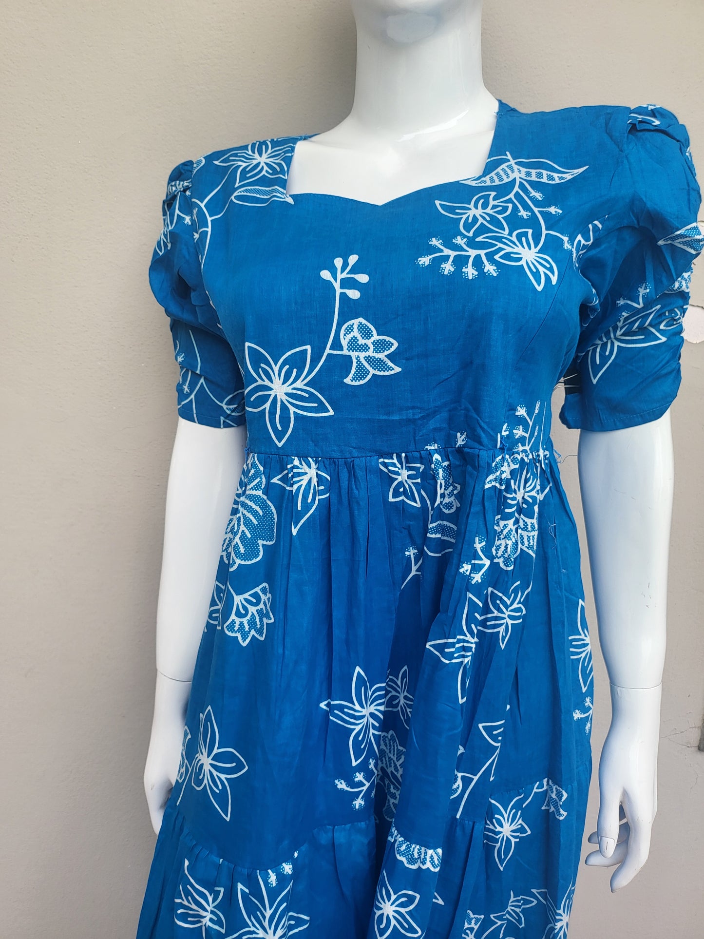 Pure cotton 3tire feeding kurtis
