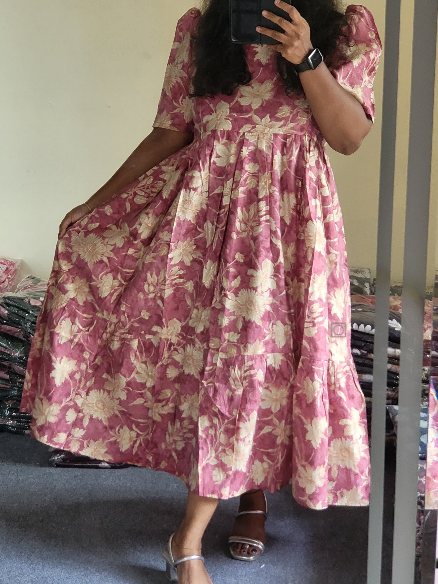 Modal chanderi feeding dresses