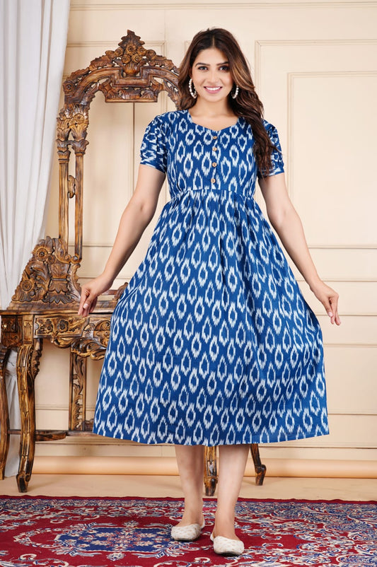Pure cotton feeding Anarkali