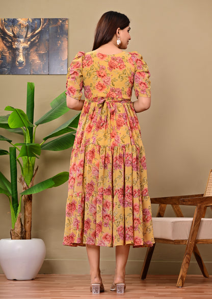 GORGETTE FEEDING KURTIS