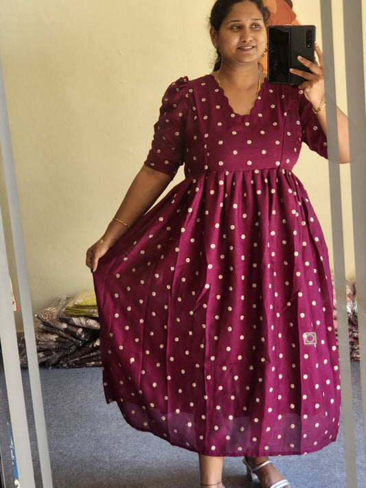 Partywear wear 1pc feeding