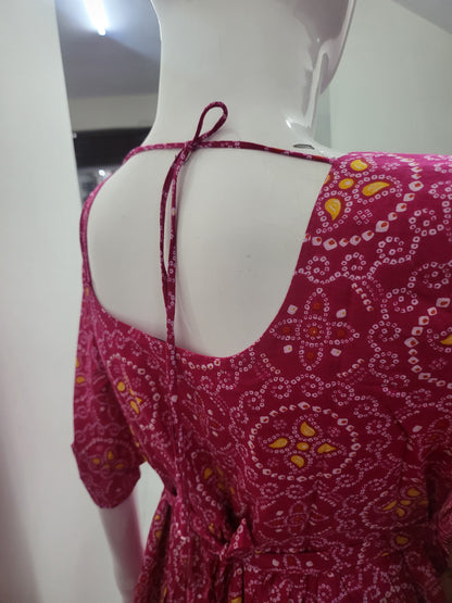 Feeding frock pinkbadini