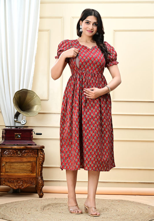 Pure cotton feeding Anarkali