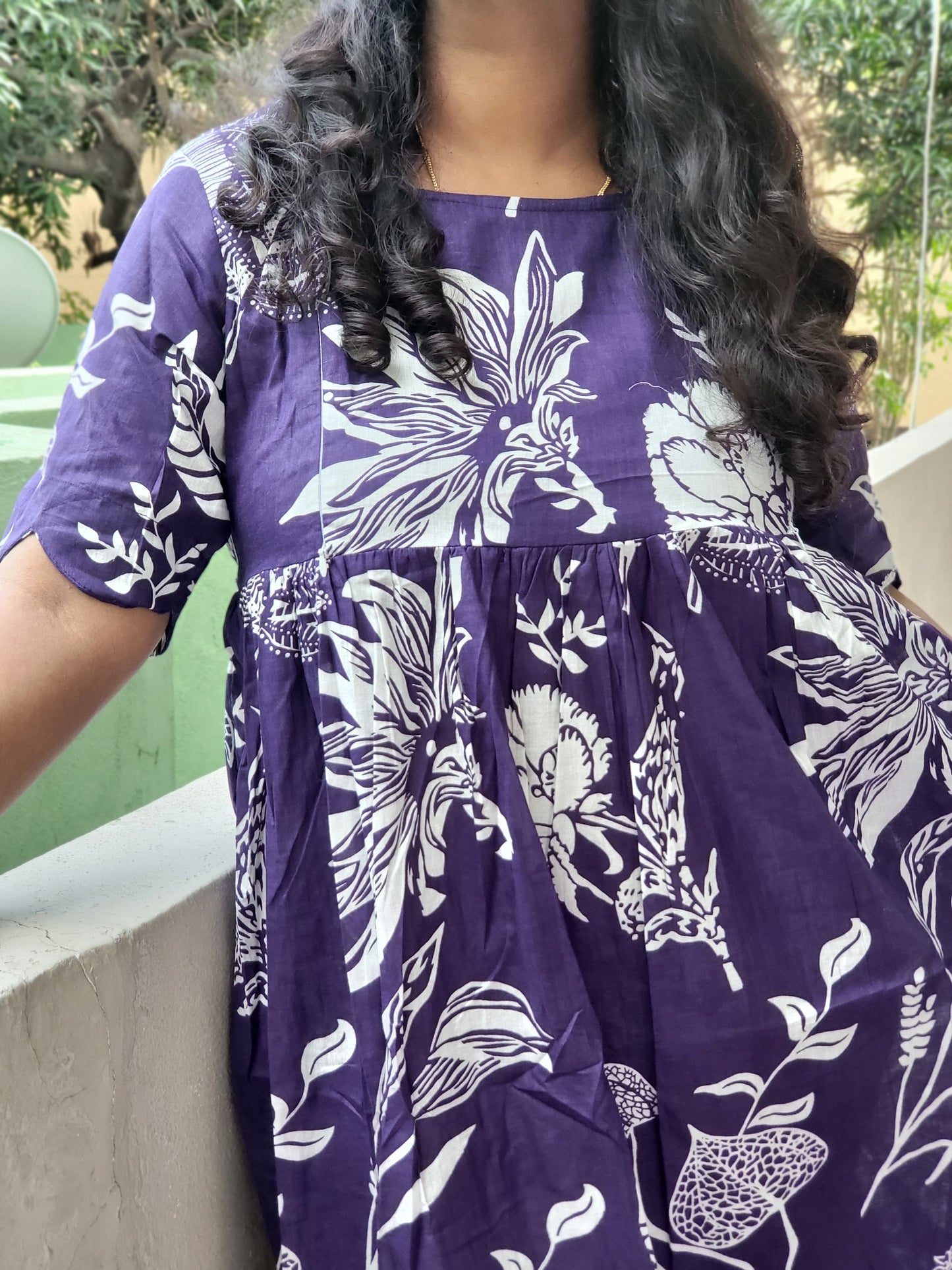 Cutwork feeding Anarkali Kurtis
