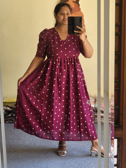 Partywear wear 1pc feeding