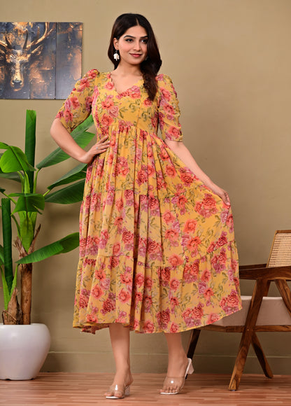 GORGETTE FEEDING KURTIS