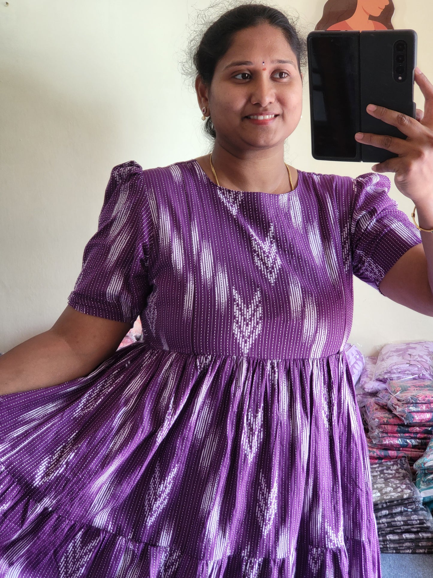 Kathawork feeding kurtis