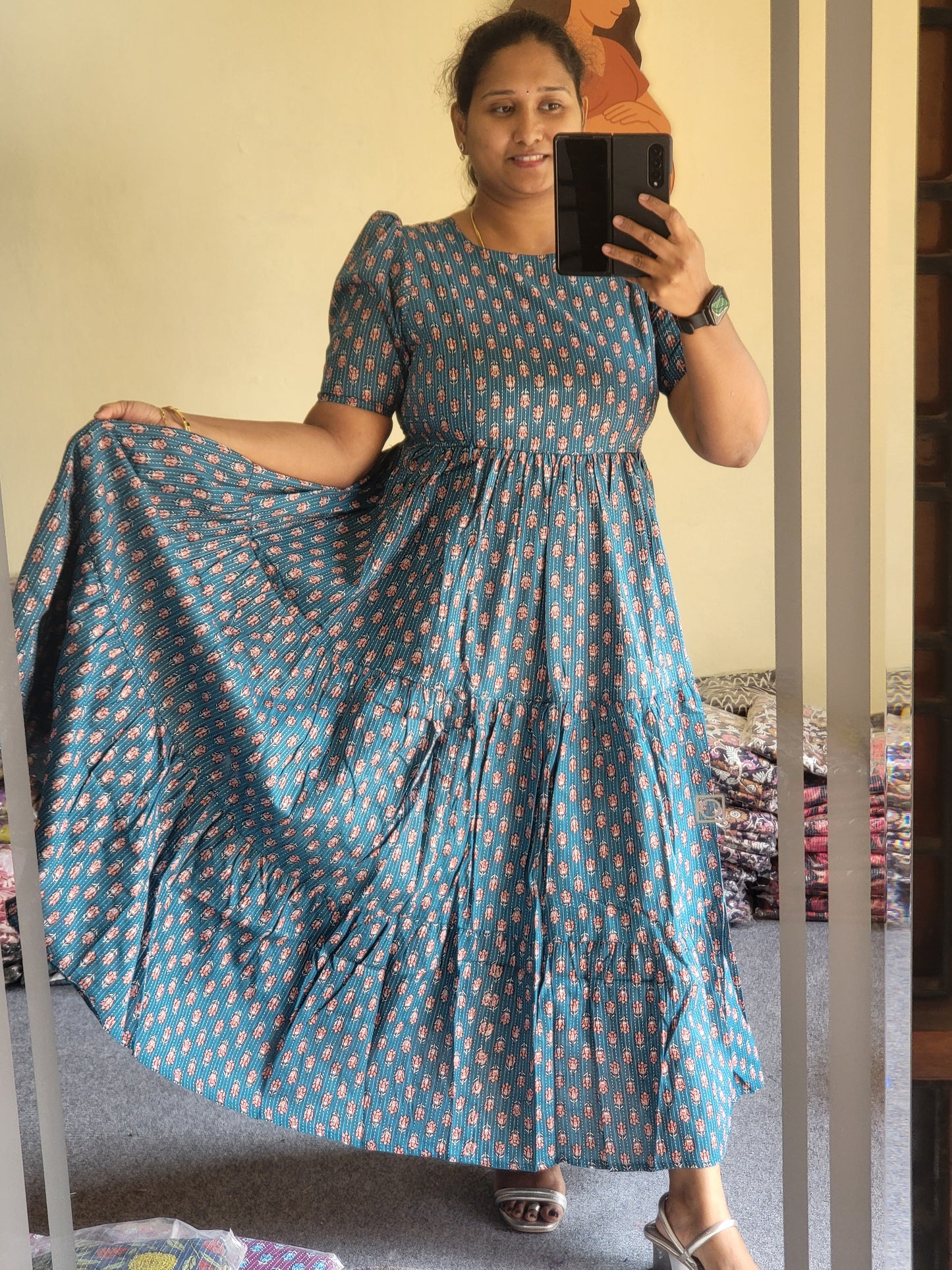 Kathawork feeding kurtis