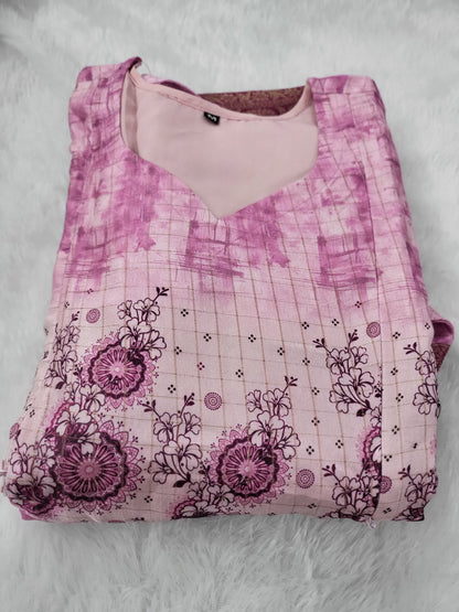 Festive collection long 1pc pink