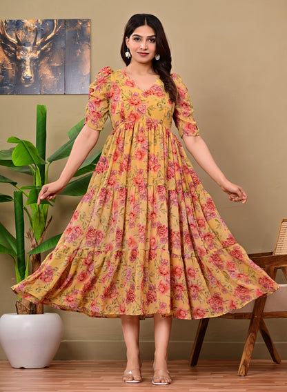 GORGETTE FEEDING KURTIS