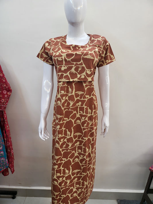 Pullup zipless feeding giraffe