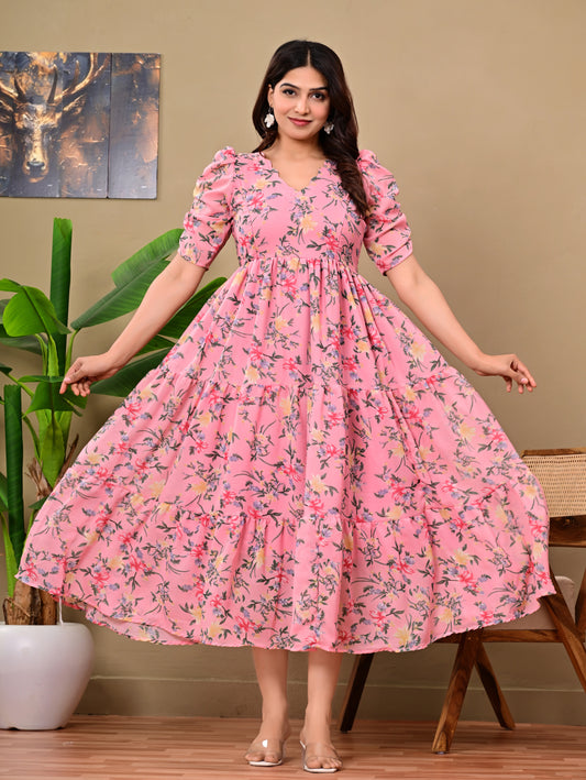 GORGETTE FEEDING KURTIS