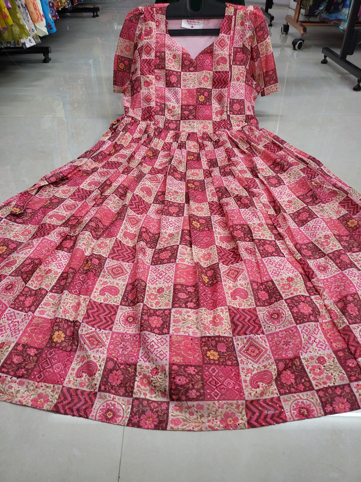 Digital prints Hakoba pink83297
