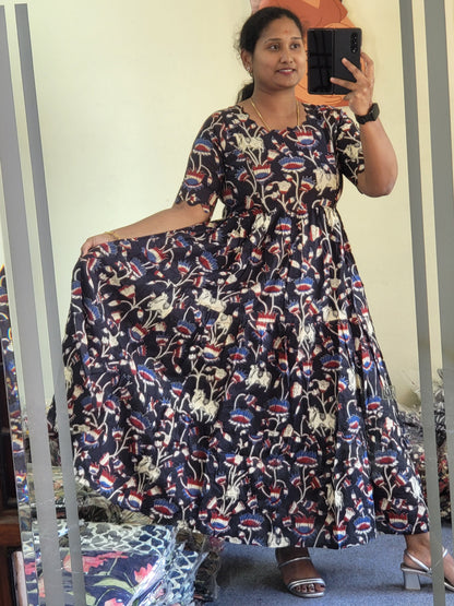 Kalamkaari feeding dresses