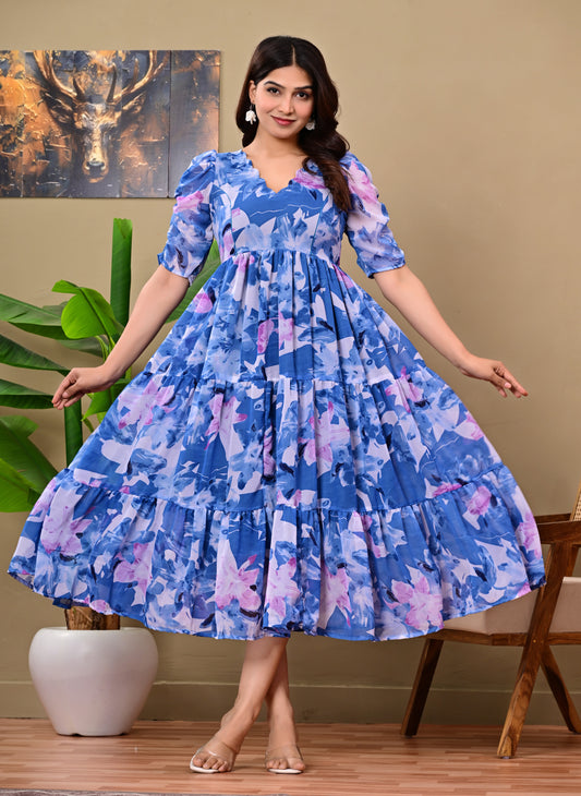 GORGETTE FEEDING KURTIS