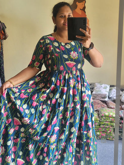 Kalamkaari feeding kurtis