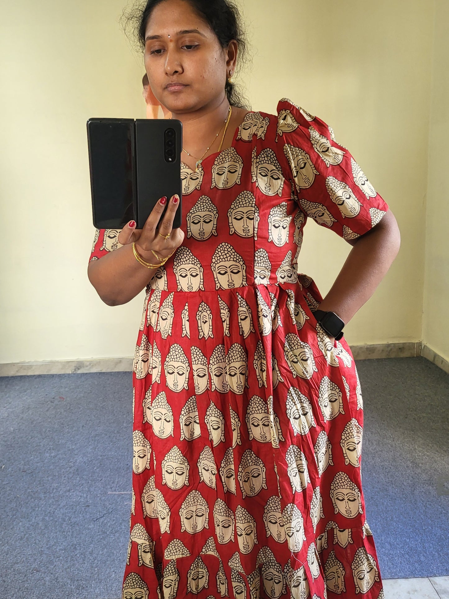 Kalamkaari feeding kurtis