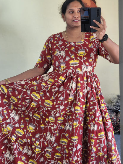 Kalamkaari feeding kurtis