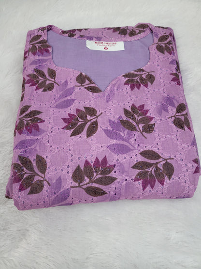 Digital Hakoba dress lavender5