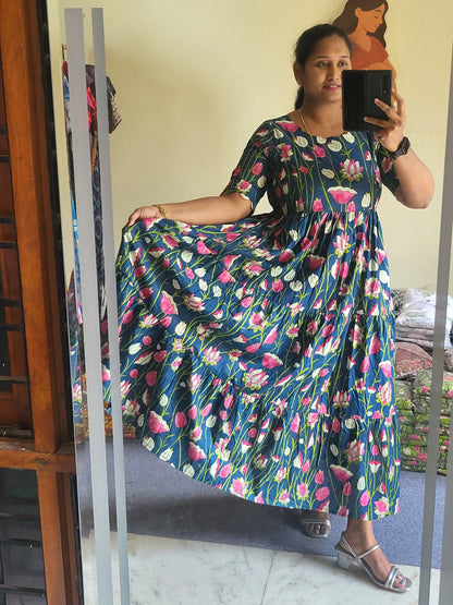 Kalamkaari feeding kurtis