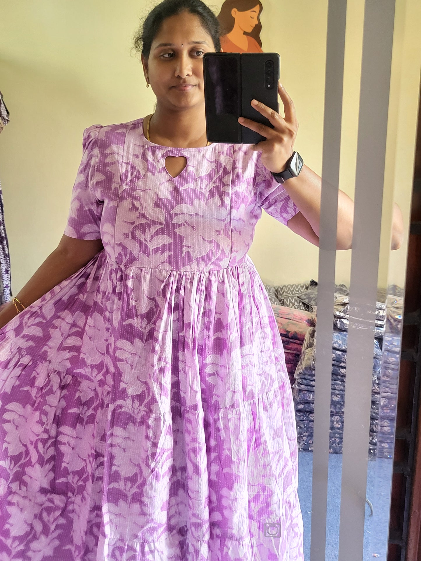 Kathawork feeding kurtis