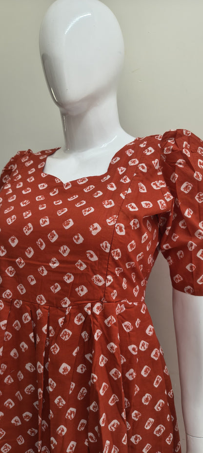 Red bandhini summer