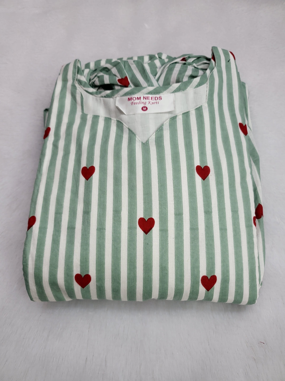 Feeding 1pc in Heart print pista