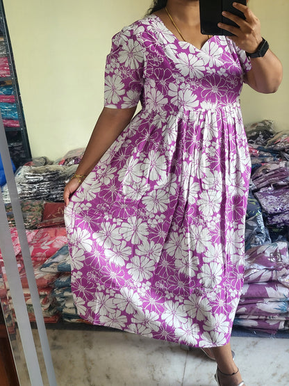 Pure cotton feeding kurtis