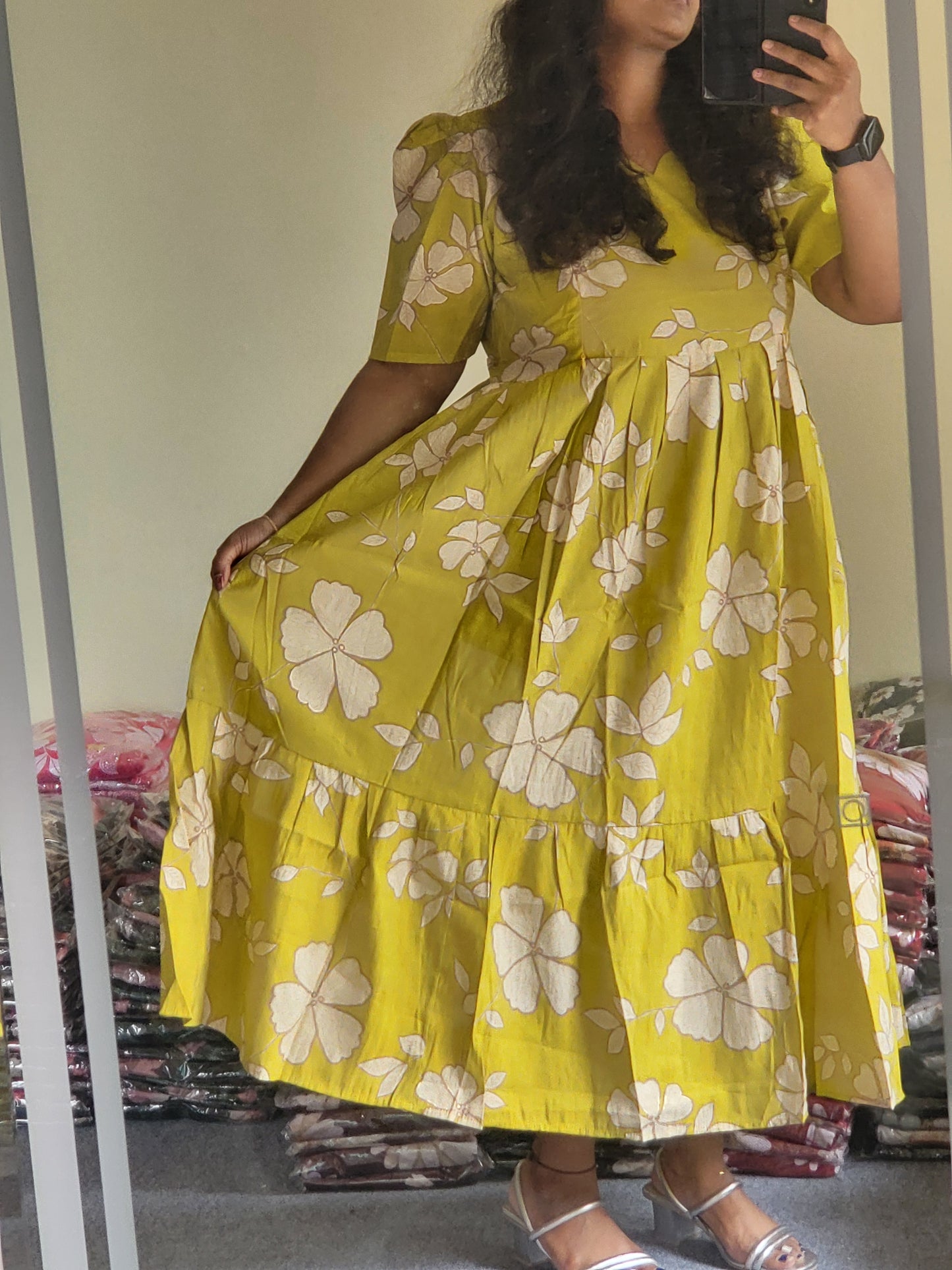 Modal chanderi feeding dresses