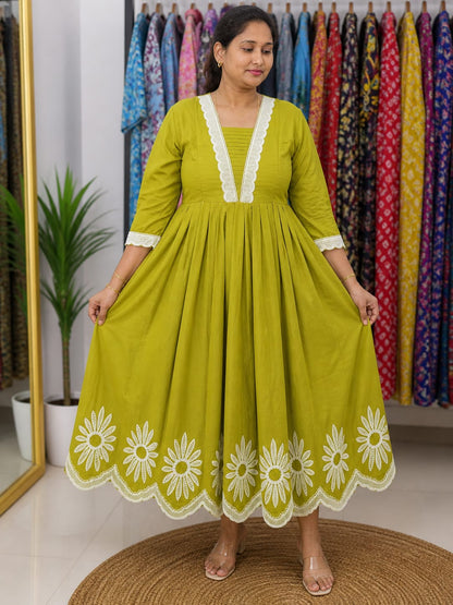 Feeding lace Anarkali 3