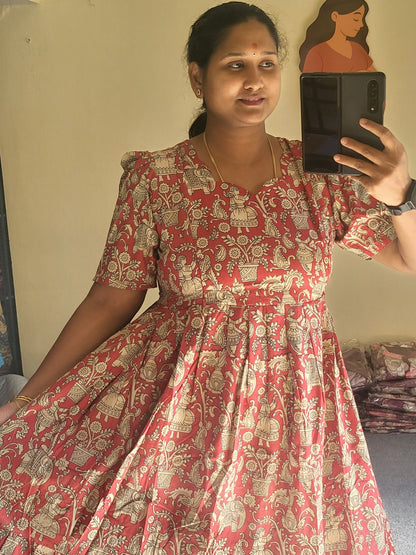 Kalamkaari full lining feeding