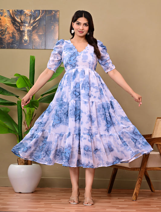 GORGETTE FEEDING KURTIS