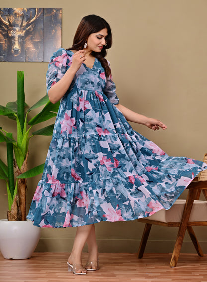 GORGETTE FEEDING KURTIS