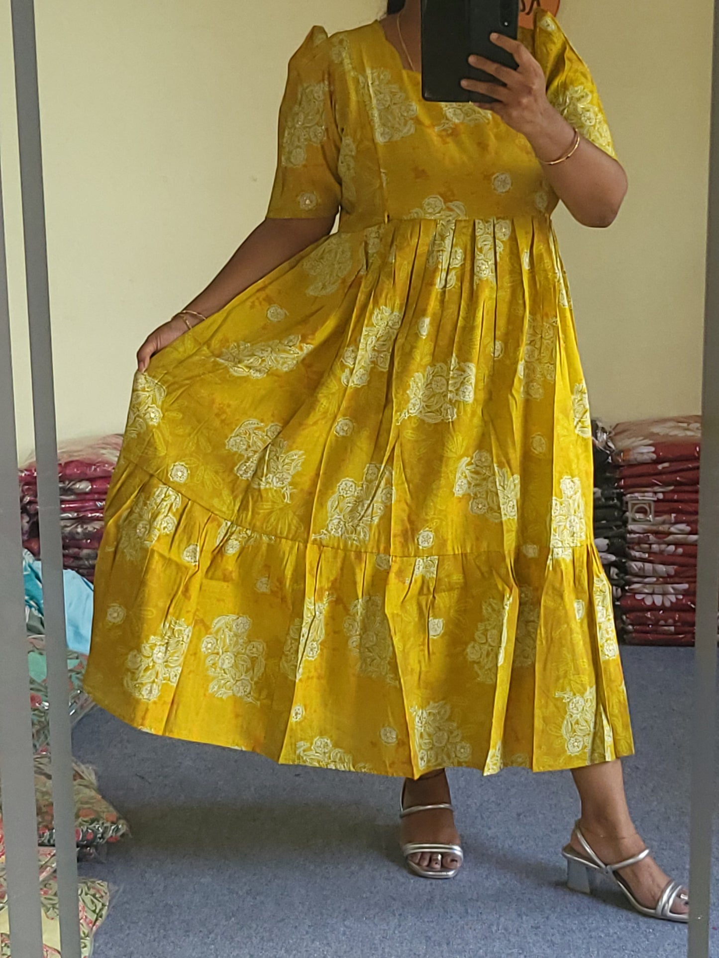 Modal chanderi feeding dresses