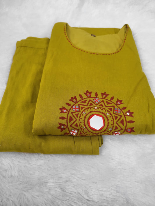 Office wear feeding co-ord sets ylw
