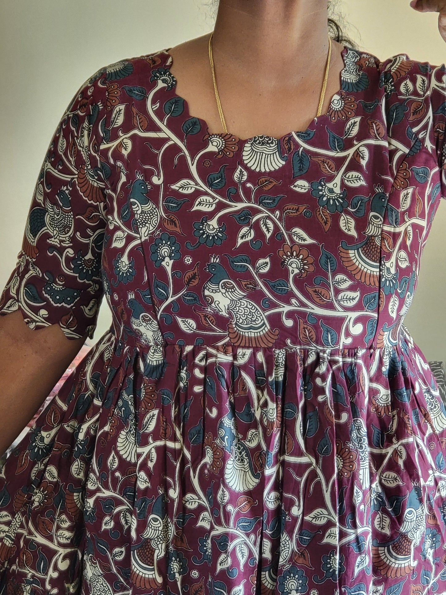 Kalamkaari feeding kurtis