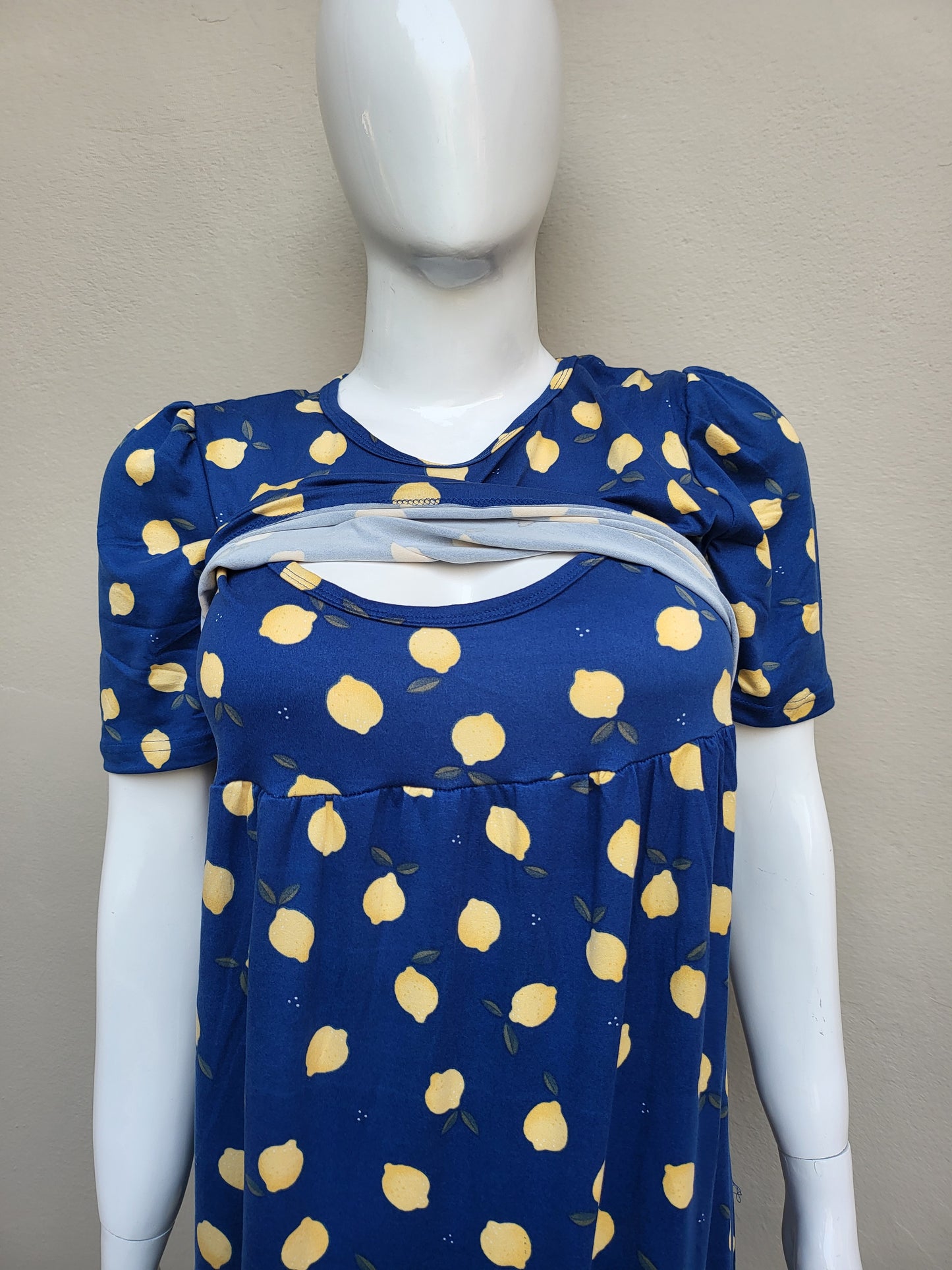 Pullup zipless feeding dress