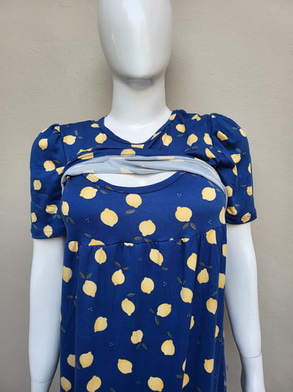 Pullup zipless feeding dress