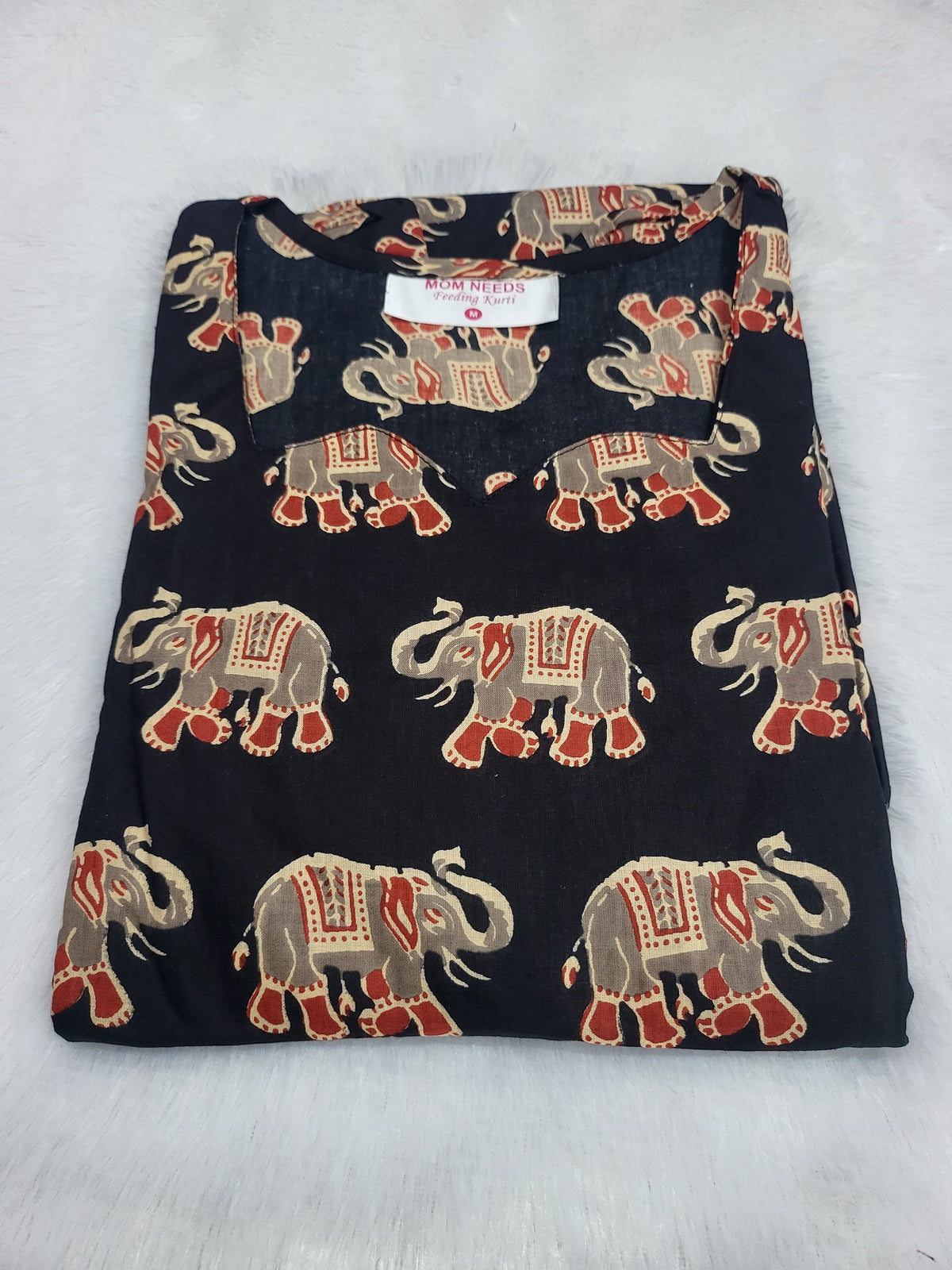 Dailywear feeding kurtis blkelphnt011