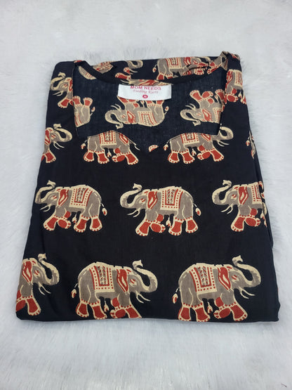 Dailywear feeding kurtis blkelphnt011