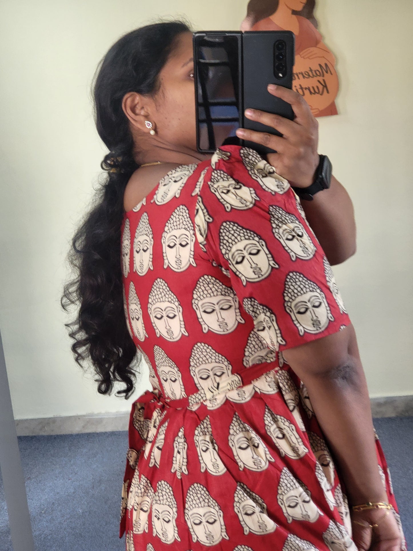 Kalamkaari feeding kurtis