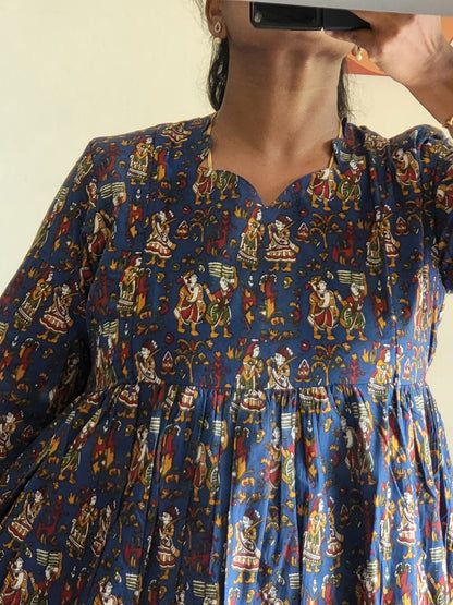 Full lining cotton Anarkali feeding