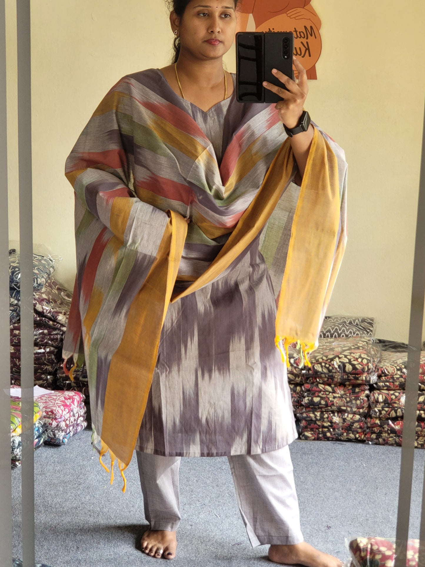 Ikkat 3pc sets in feeding