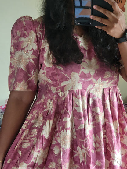 Modal chanderi feeding dresses