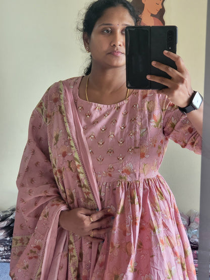 Embroidery work 3pc set feeding