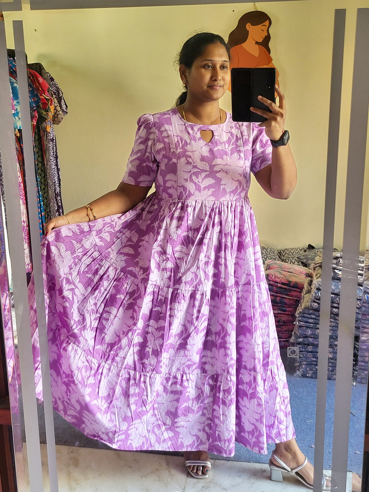 Kathawork feeding kurtis