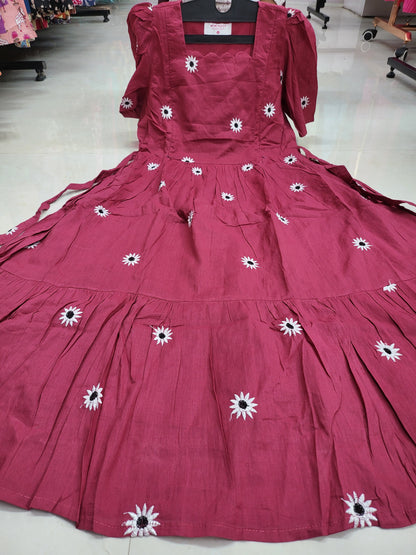 Embroidery frocks majenta03
